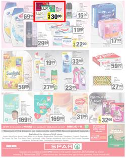 SPAR EASTERN CAPE : Our Best For Less (26 October - 7 November 2021) Valid in Acres, Algoa Park, Aliwal North, Aspen, Burgersdorp. Cambridge, Camdeboo, Cradock, Crossways, Dagbreek, Fig tree, Fleet, page 8