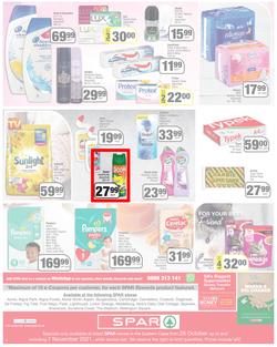SPAR EASTERN CAPE : Our Best For Less (26 October - 7 November 2021) Valid in Acres, Algoa Park, Aliwal North, Aspen, Burgersdorp. Cambridge, Camdeboo, Cradock, Crossways, Dagbreek, Fig tree, Fleet, page 8