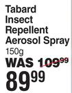 Tabard Insect Repellent Aerosol Spray-150g