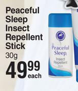 Peaceful Sleep Insect Repellent Stick-30g Each