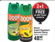Doom Insect Repellent Aerosol Spray Assorted-300ml Each
