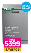 Defy 13 Place Dishwasher (Manhattan Grey) DDW232