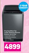 Defy 8kg Aquawave Top Loader Washing Machine MANHAT GR DTL156