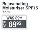 Yardley Oatmeal Rejuvenating Moisturiser SPF15-75ml