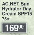Acene Solution Dermaceutics AC. Net Sun Hydrator Day Cream SPF15-75ml