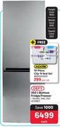 Defy 350L Bottom Fridge/Freezer DAC 622