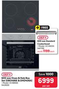Defy 600mm Oven & Hob Box Set (DBO486E & DHD406A) DCB866E-Per Set