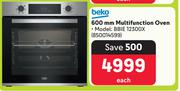 Beko 600mm Multifunction Oven BBIE 12300X