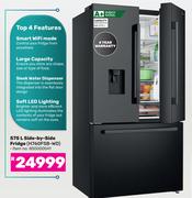 Hisense Side-By-Side Fridge H760FSB-WD-575Ltr