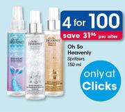 Oh So Heavenly Spritzers-4 x 150ml