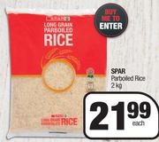 Spar Parboiled Rice- 2kg
