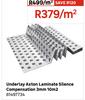 Axton Underlay Laminate Silence Compensation 3mm 10Sqm 81497734-Per Sqm