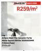 Artens Wall Tile Ceramic Forte Moha Square White 300 x 600mm (1.52 Sqm/Box) 81494281-Per Sqm