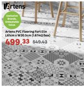 Artens PVC Flooring Fort Elin L61cm x W30.5cm (1.67Sqm/Box)