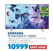 55" SAMSUNG Smart QLED Tv - 55Q60R