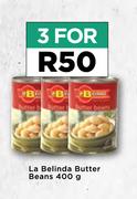 La Belinda Butter Beans-For 3 x 400g