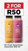 Sir Fruit Smoothies Assorted-For 2 x 300ml