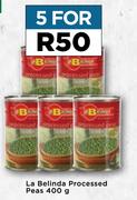 La Belinda Processed Peas-For 5 x 400g