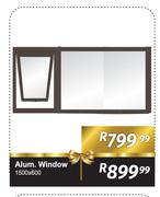 Alum Window 1500 x 600