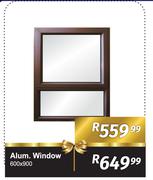 Alum Window 600 x 900