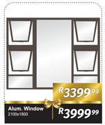 Alum Window 2100 x 1800