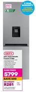 Defy 245L Satin Metallic Freezer Fridge