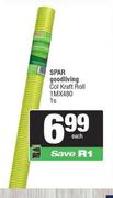 Spar Good Living Col Kraft Roll 1MX480-1s Each