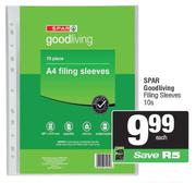 Spar Good Living Filling Sleeves-10s Each