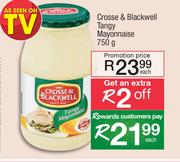 Crosses & Blackwell Tangy Mayonnaise-750g Each