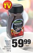 Nescafe Classic Coffee(Selected Excl. Decaf)-200g Each
