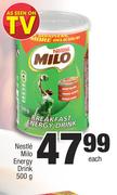 Nescafe Milo Energy Drink-500g Each