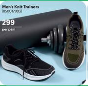 Men's Knit Trainers-Per Pair