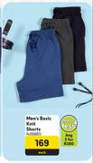 Men's Basic Knit Shorts-Each