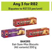 Bakers Eet Sum Mor Biscuits-For 3 x 200g