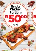 Marinated Chickens Portions-Per kg