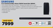 Samsung 5.1.2 Channel Dolby Atmos 360W Sound Bar Q800C