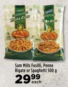 Sam Mills Fusilli, Penne Rigate Or Spaghetti-500g Each