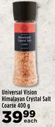 Universal Vision Himalayan Crystal Salt Coarse-400g Each