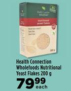 Health Connection Wholefoods Nutritional Yeast Flakes-200g Each