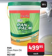 Excella PAN Olein Palm Oil-20Ltr Each