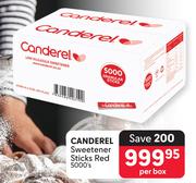 Canderel Sweetener Sticks Red 5000's-Per Box