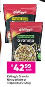 Kellogg's Granola Nutty Delight Or Tropical Burst-450g Each
