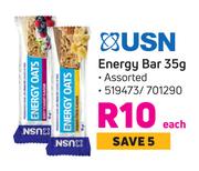 USN Energy Bar Assorted-35g Each