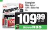Energizer Max AA Or AAA Batteries-8s Per Pack