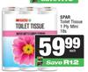 Spar Toilet Tissue 1 Ply Mini-18s Pack