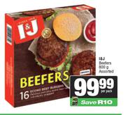 I&J Beefers Assorted-800g Per Pack