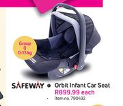 Safeway Orbit Infant Car Seat-Each