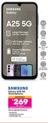 Samsung Galaxy A25 5G Smartphone-On 1.3GB Red Top Up Core More Data