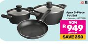 Bauer Apex 5 Piece Pot Set-Per Set