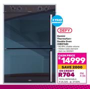 Defy Gemini Thermofan+ Double Oven DBO768
